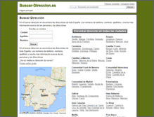 Tablet Screenshot of buscar-direccion.es